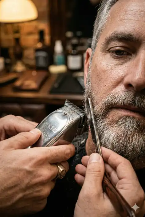 Modelowanie i strzyżenie brody brzytwą